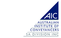 Australian Institute of Conveyancers, SA - AICSA
